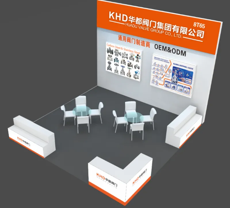 Fejn tiltaqa 'ma' Huadu Valve Group (KHD) f'Ottubru 2026? Zhejiang Int'l Valve Fair, Booth 8T65