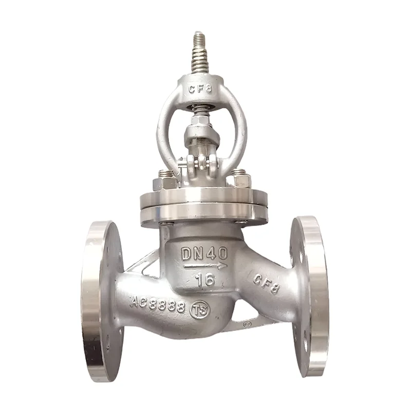 Stainless Steel 304 Flanġ Globe Valve