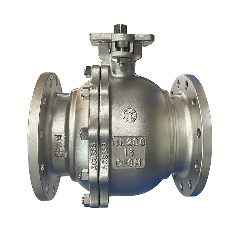 Stainless Steel Flanġ Valv tal-ballun